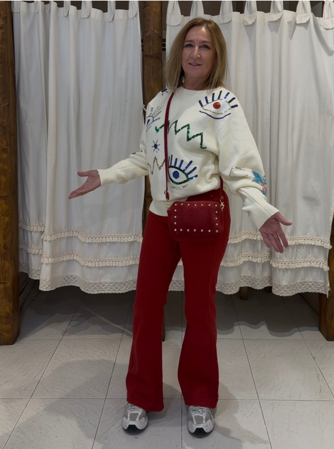 Pantalón Rojo Campana