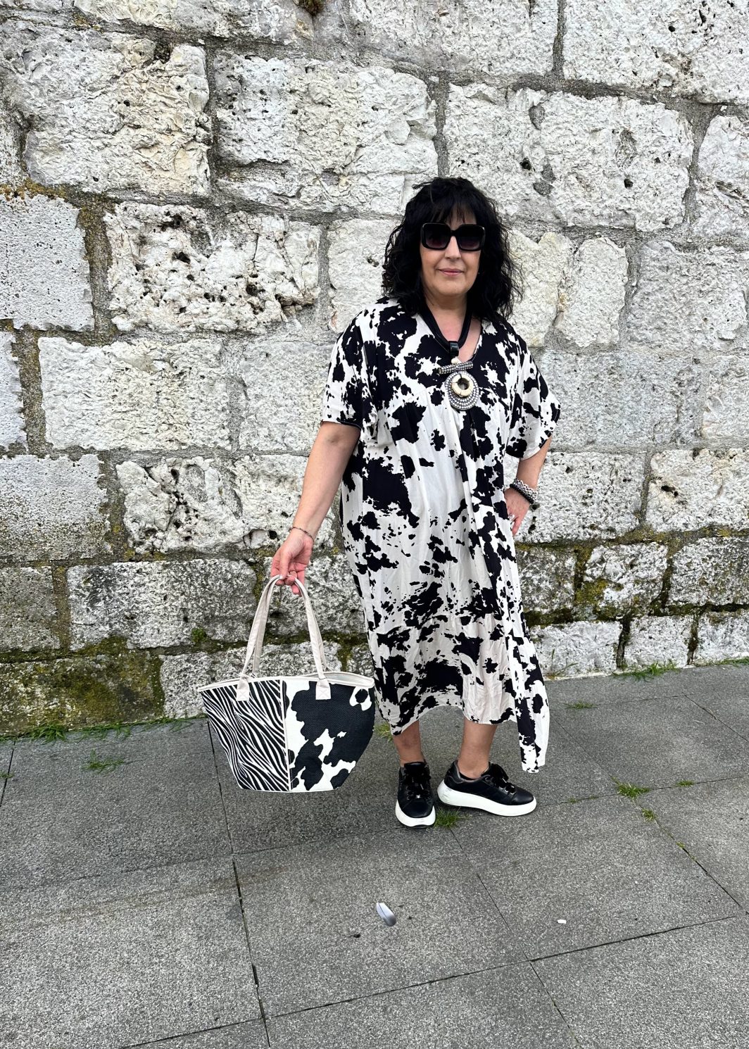 Bolso Animal Print Privata con Doble Asa | Espacioso y Moderno
