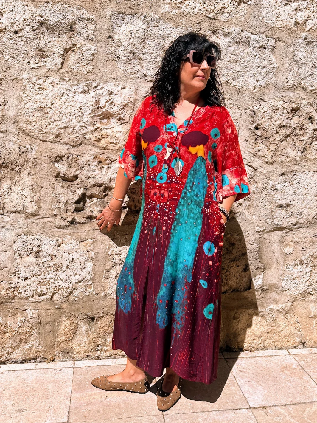 Vestido Estampado Arte