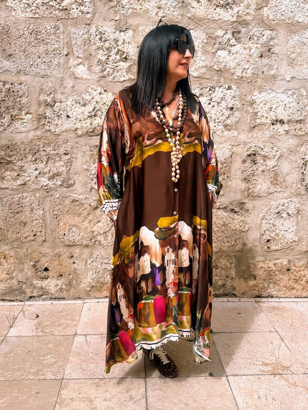 Vestido Estampado Camisero - Imagen 2