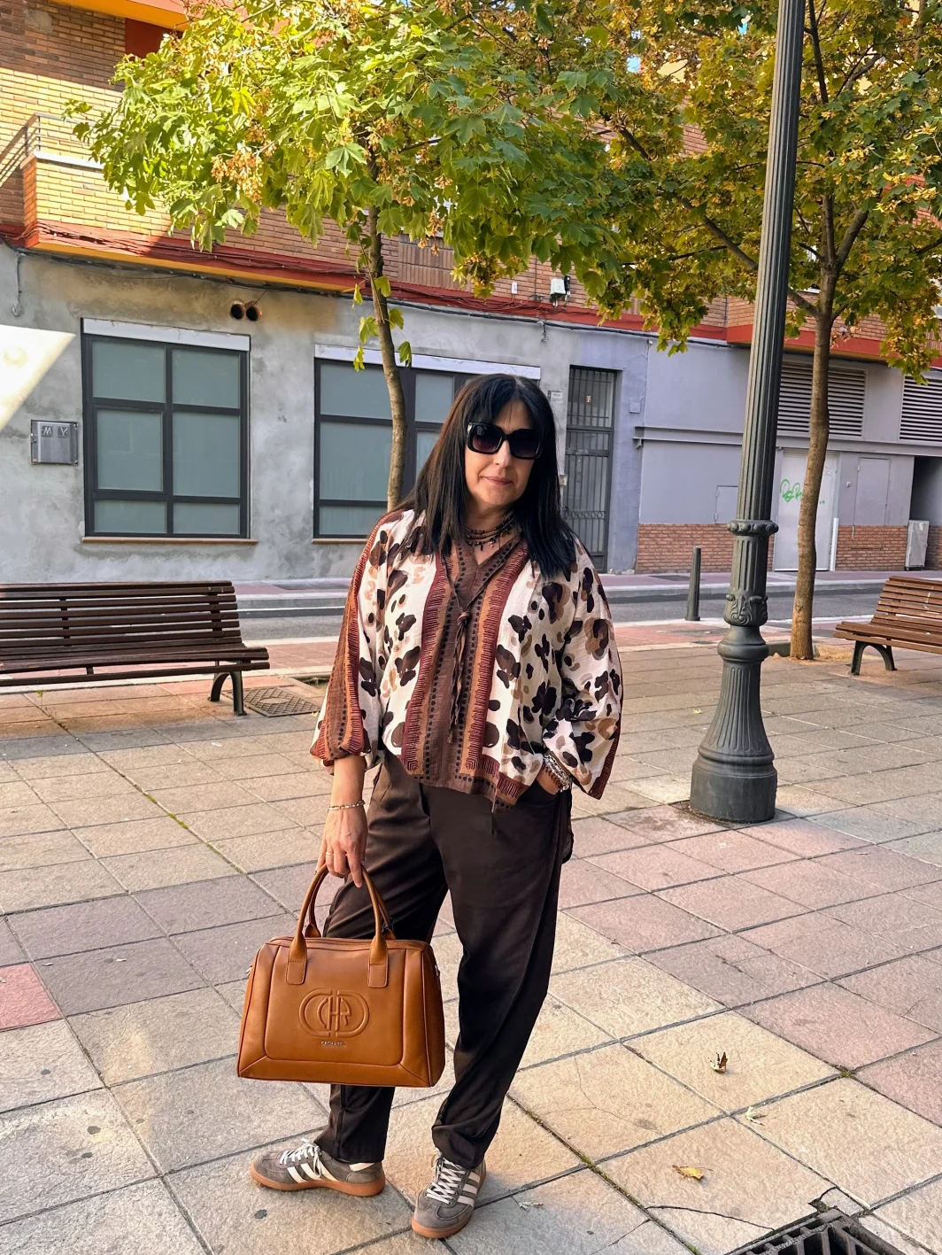 Blusa Estampada Manchas