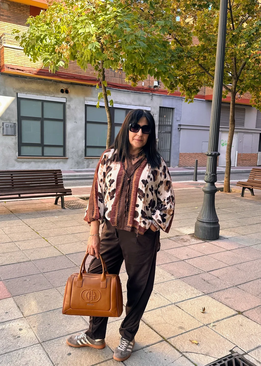 Blusa Estampada Manchas