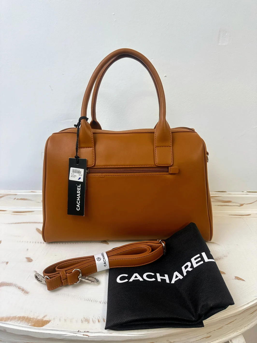 Bolso Cacharel Camel - Imagen 4
